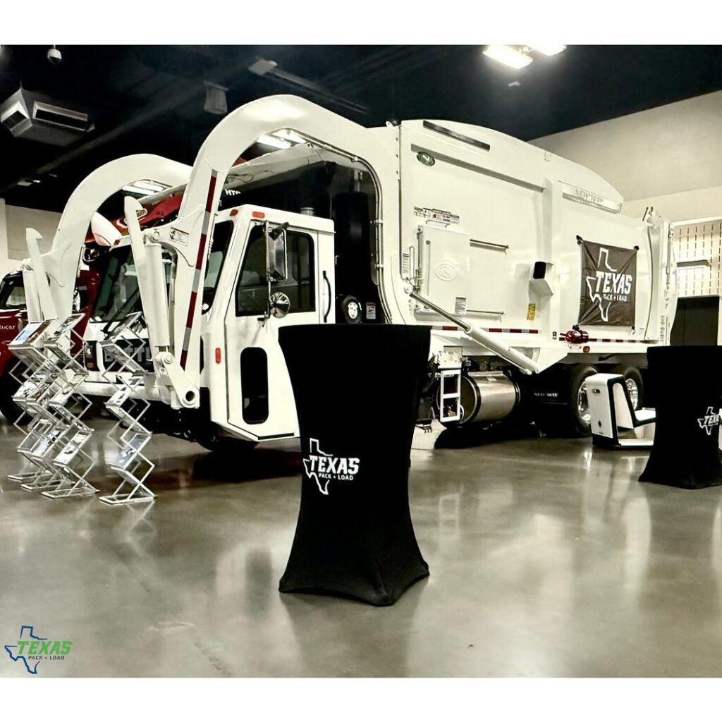 Texas Pack + Load was honored to sponsor the Welcome Reception at the TXSWANA Annual Conference this week in Austin. It was great meeting and reconnecting with so many industry leaders and kicking off an incredible few days of learning, networking, and innovation. . . . . #refuse #garbage #recycle #disposal #organics #zerowaste #garbagetruck #recycletruck #frontloader #rearloader #automatedsideloader #knuckleboom #grappletruck #lightningloader #brushtruck #garbagecan #sanitation #solidwaste #publicworks #texaspackandload #newwaytrucks #pbloader #petersen #madvac #stellarindustries #galfab #TXSWANA #2025txswanaconference #swana